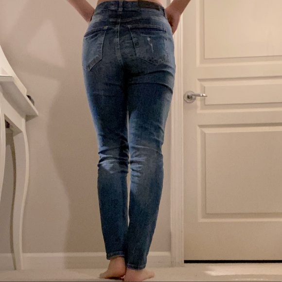 Slim fitting straight leg jeans (denim) - Picture 3 of 9